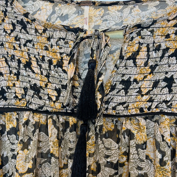 Free People Free Swinging Mini Dress Size M - Picture 3 of 9